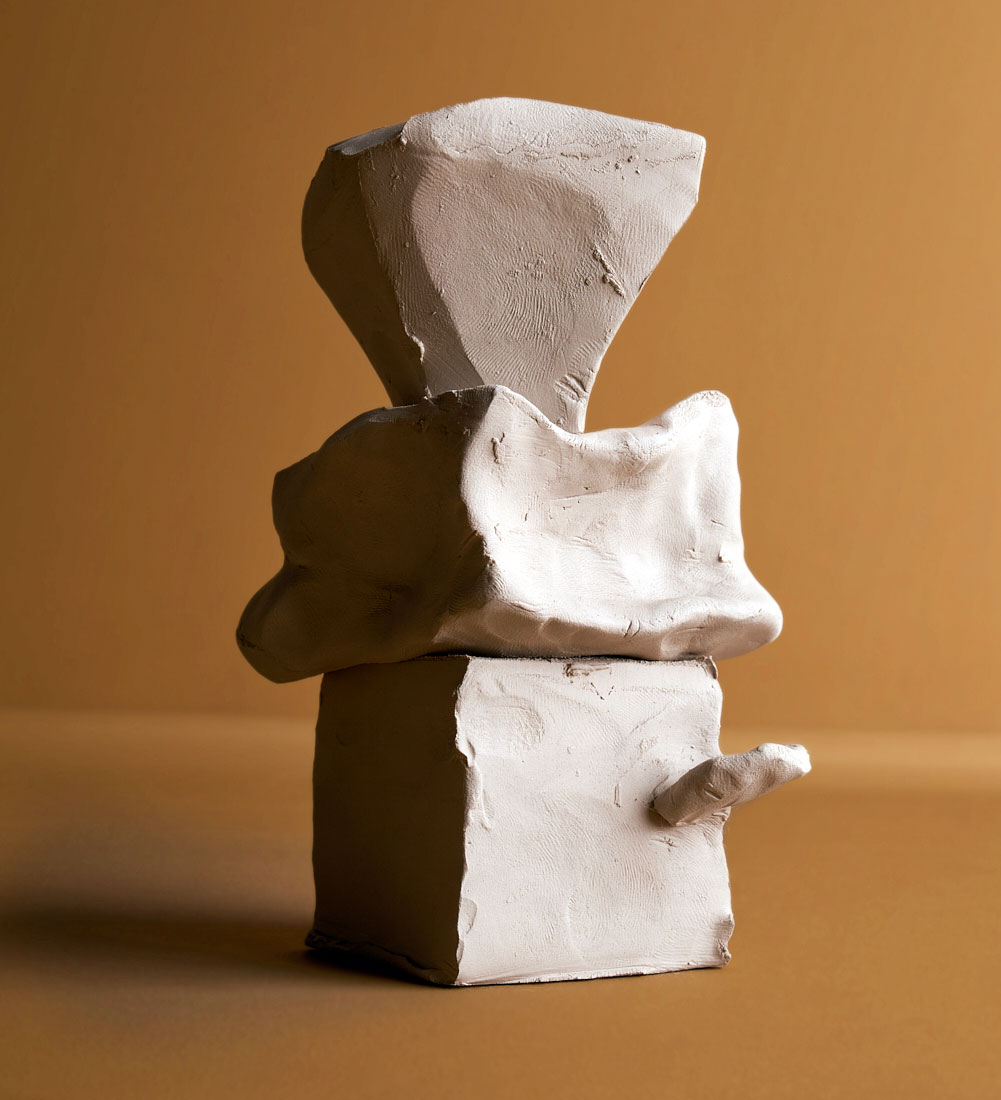 Orange background clay